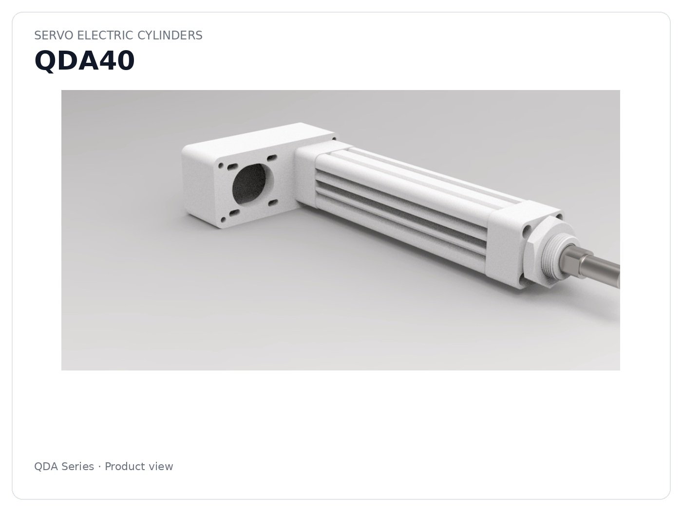 QDA40 servo electric cylinder