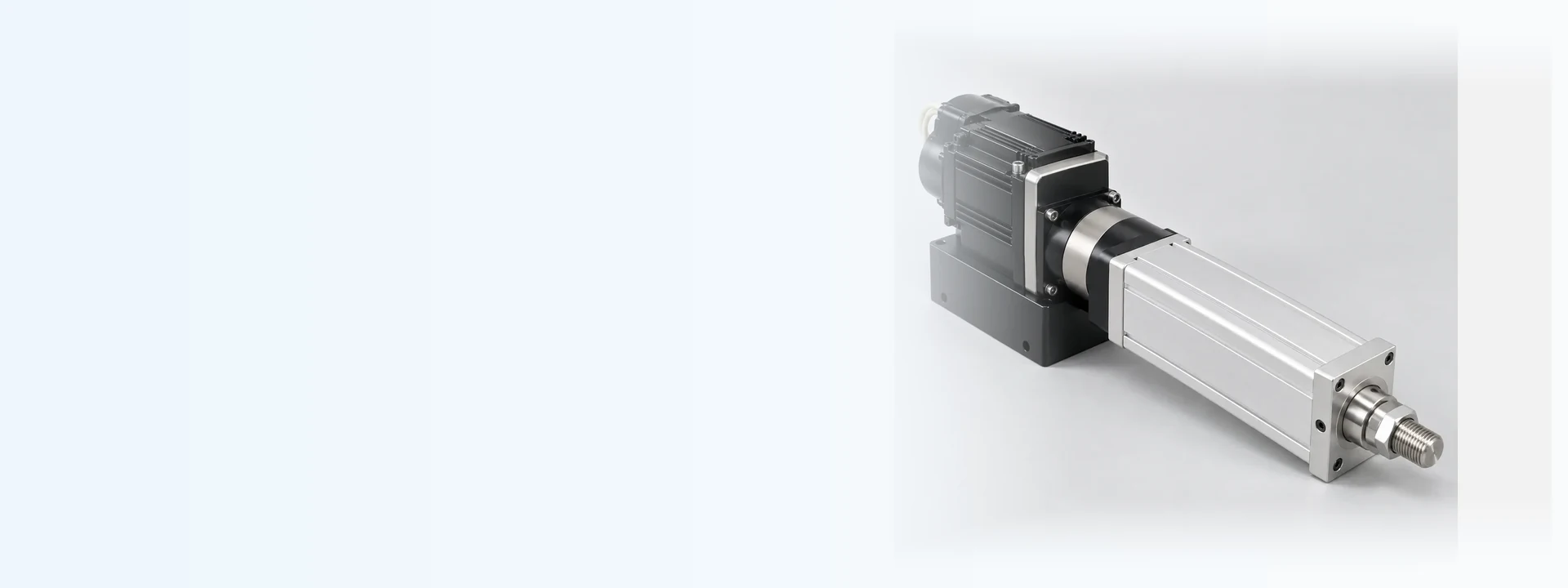 Servo electric cylinder for precise linear motion